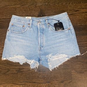 Levi’s 501 high rise shorts